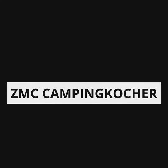 ZMC Campingkocher 1110W mit Gaskartuschen 190g, tragbarer Gaskocher & Kohleanzünder, Kartuschenkocher für Stechkartuschen, ideal für Camping, Reisen & Outdoor